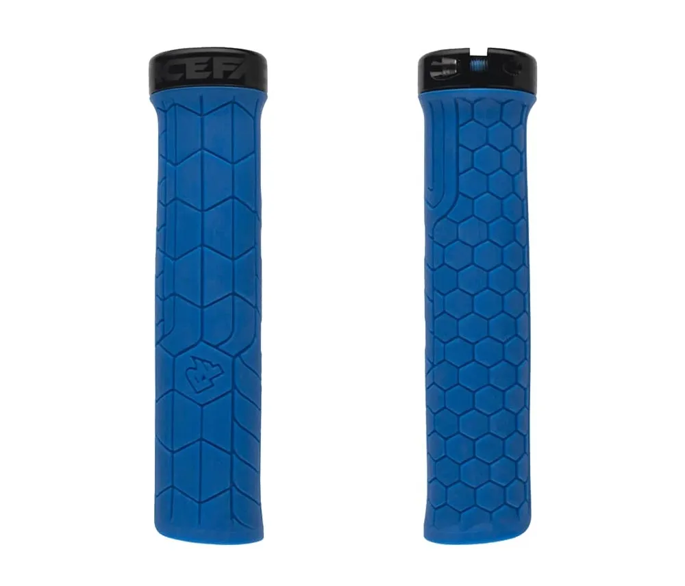 Race Face Getta Grip Lock-On Handlebar Grips 33 mm Colour: black/blue