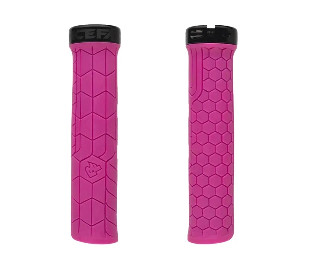 Race Face Getta Grip Lock-On Handlebar Grips 33 mm Colour: black/magenta