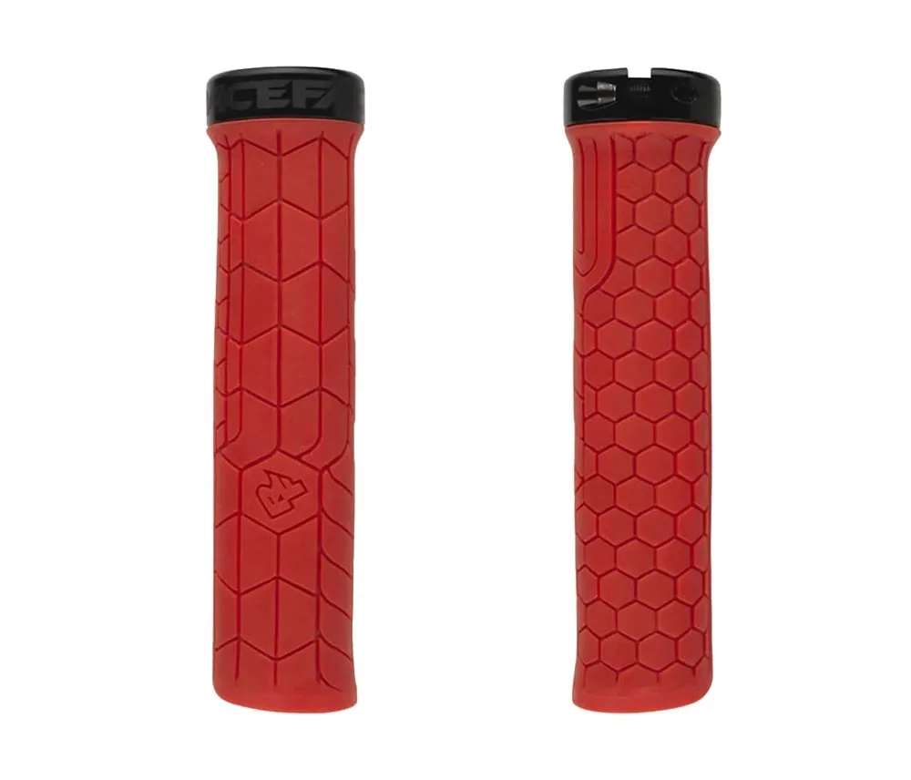 Race Face Getta Grip Lock-On Handlebar Grips 33 mm Colour: black/red