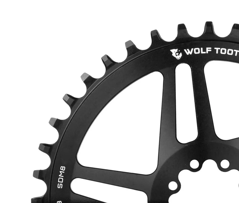 Wolf Tooth Drop-Stop B Chainring 9-12-speed - Sram / Quarq Direct Mount 6mm Offset 42 teeth