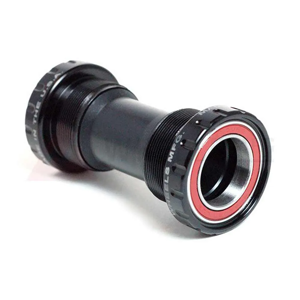 Wheels MFG BSA Threaded Angular Contact Bottom Bracket | MTB Hollowtech 68–73 mm black