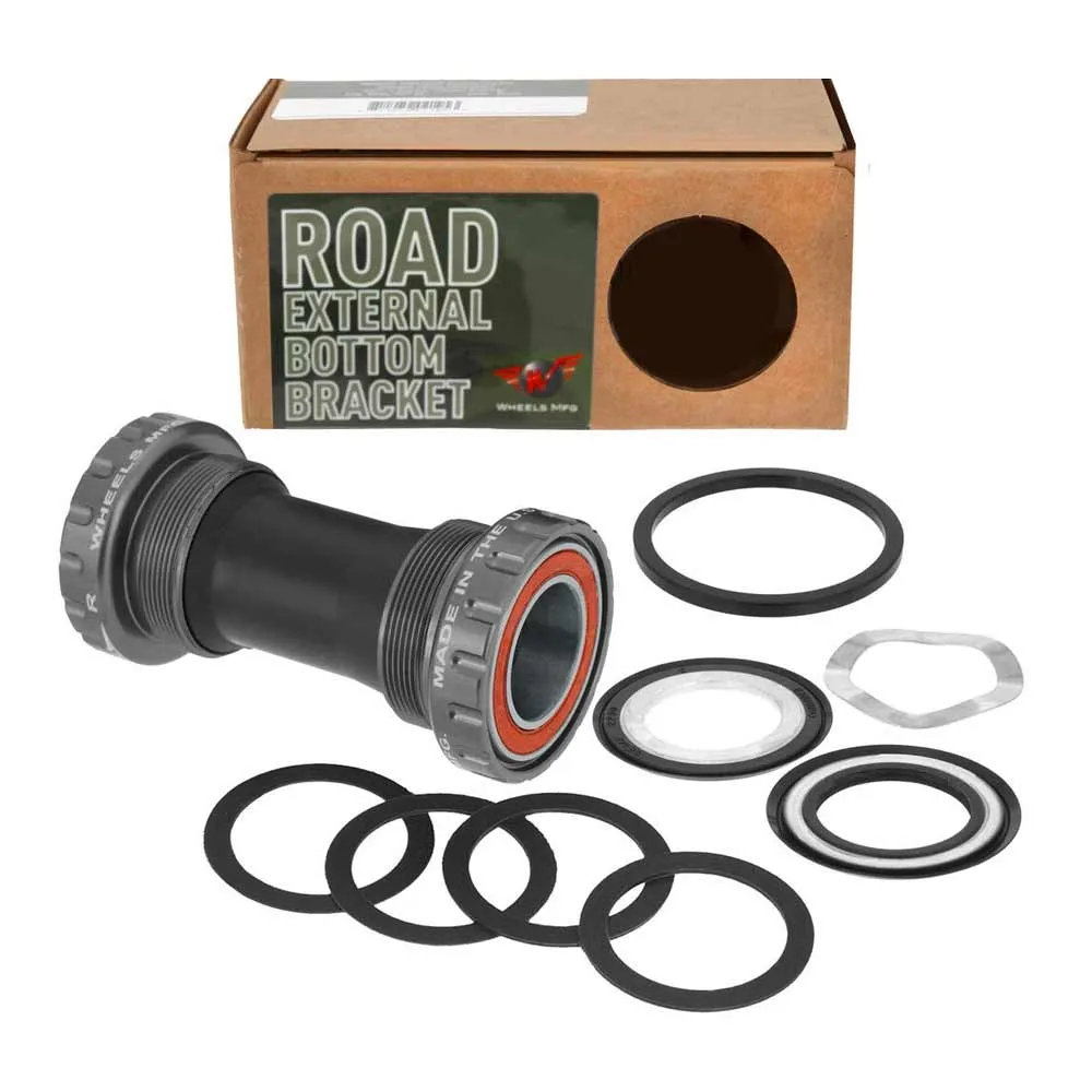 Wheels MFG Bottom Bracket BSA Threaded Angular Contact | Road Sram GXP 68–73 mm grey