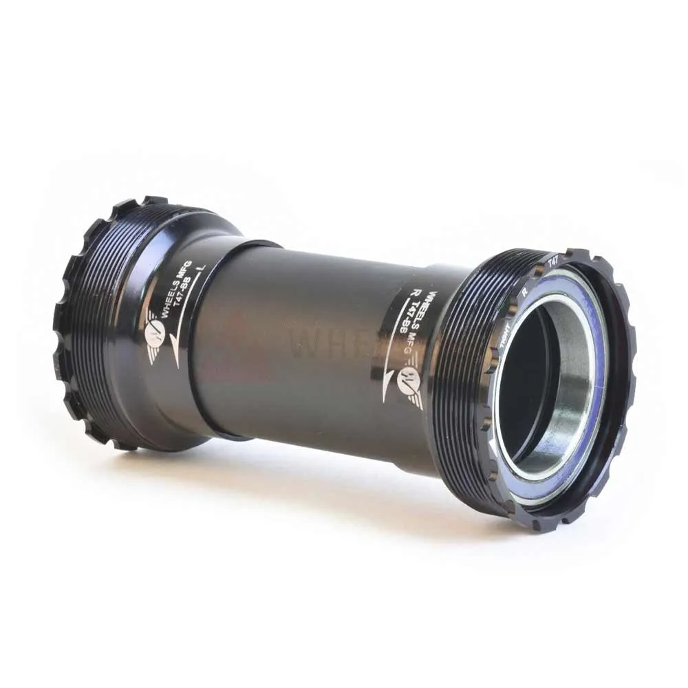 Wheels MFG Bottom Bracket T47 Threaded Inboard ABEC-3 | 30mm / BB30 Axle 47x68-132mm