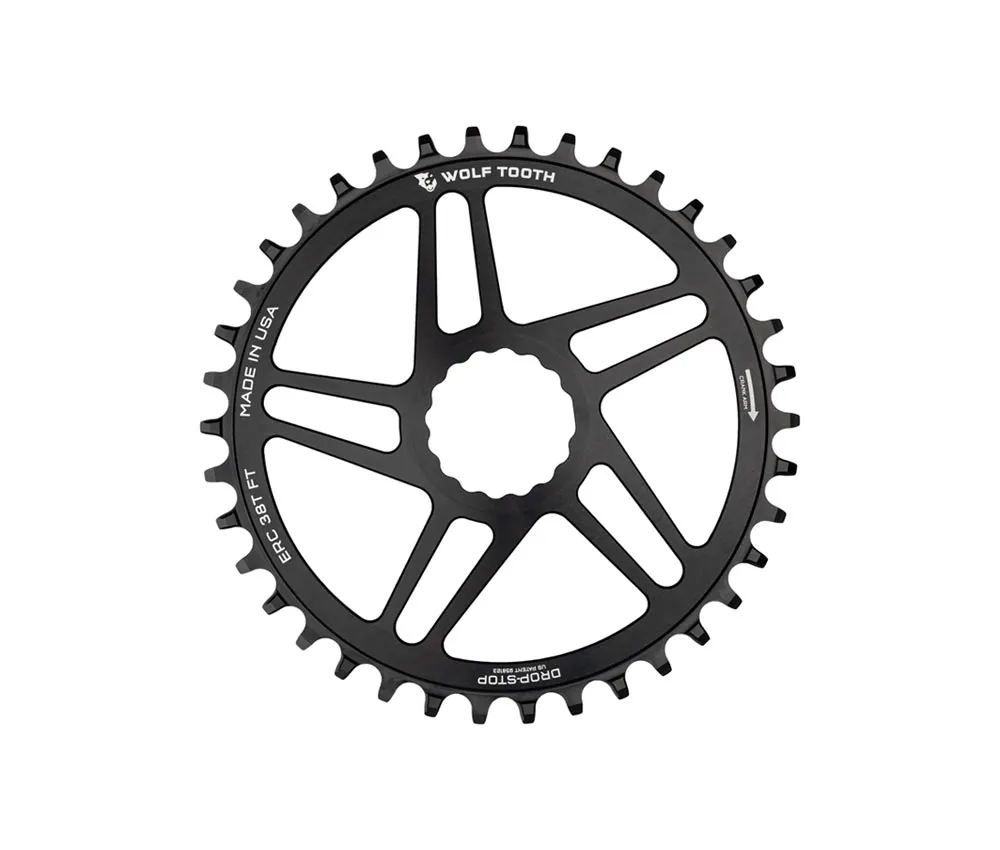 Wolf Tooth Drop Stop B Chainring - Race Face / Easton Cinch Direct Mount 9-12-speed 38 teeth