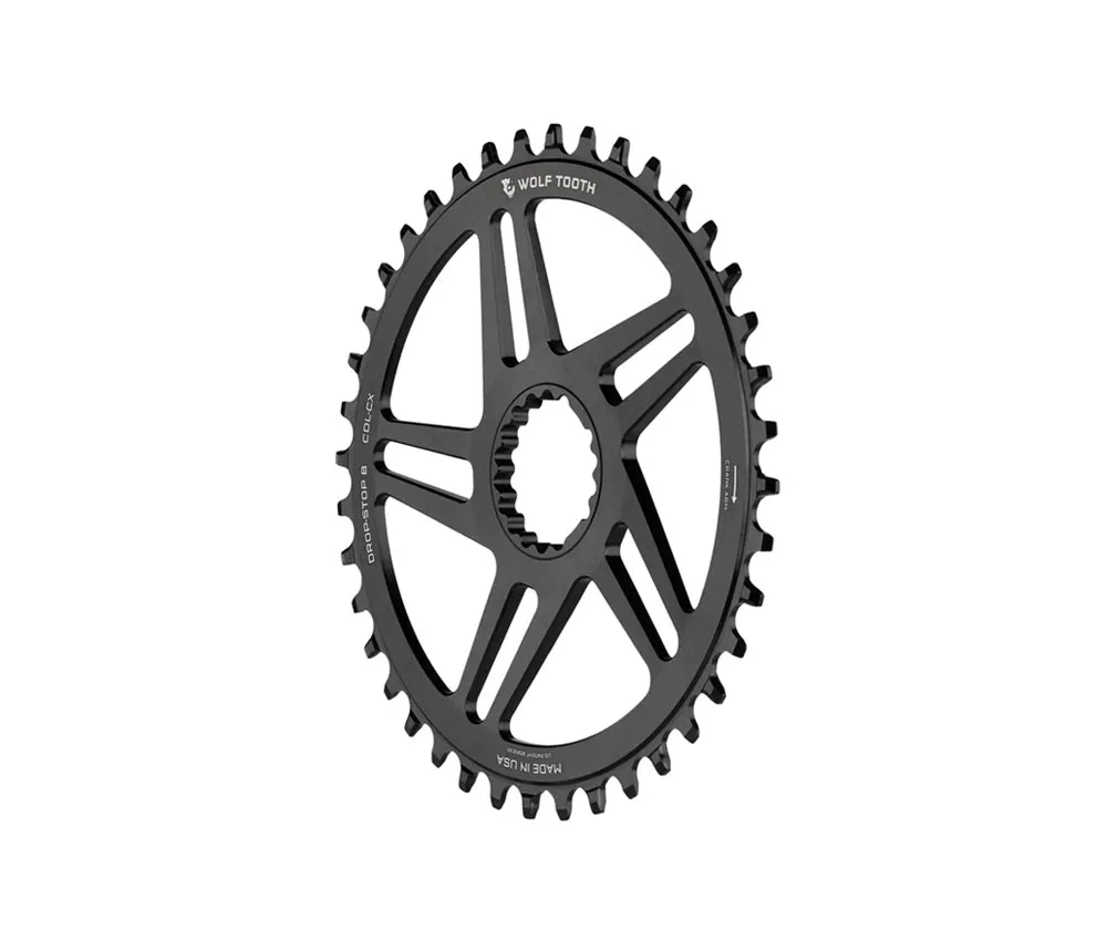 Wolf Tooth Drop Stop B Chainring - Cannondale Road / Gravel / CX Direct Mount 9-12-speed 42 teeth