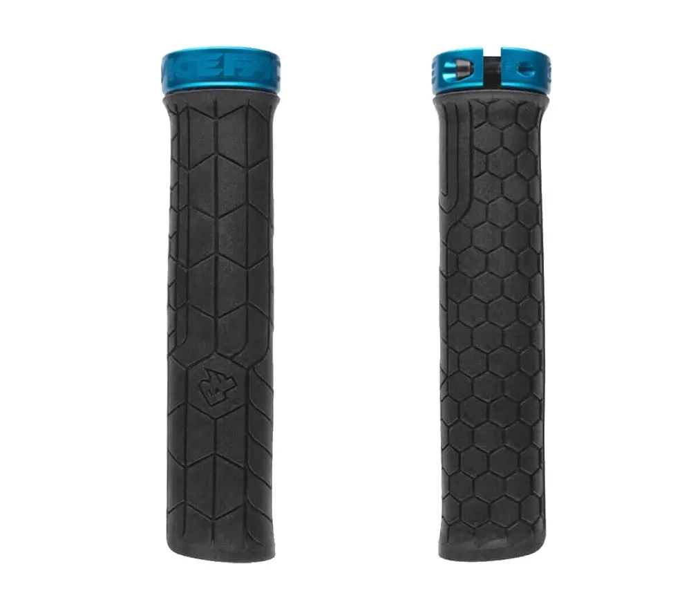 Race Face Getta Grip Lock-On Handlebar Grips 30 mm Colour: turquoise/black