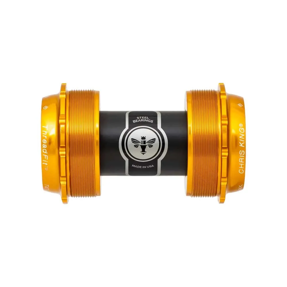 Chris King Ceramic ThreadFit T47 24X bottom bracket | gold