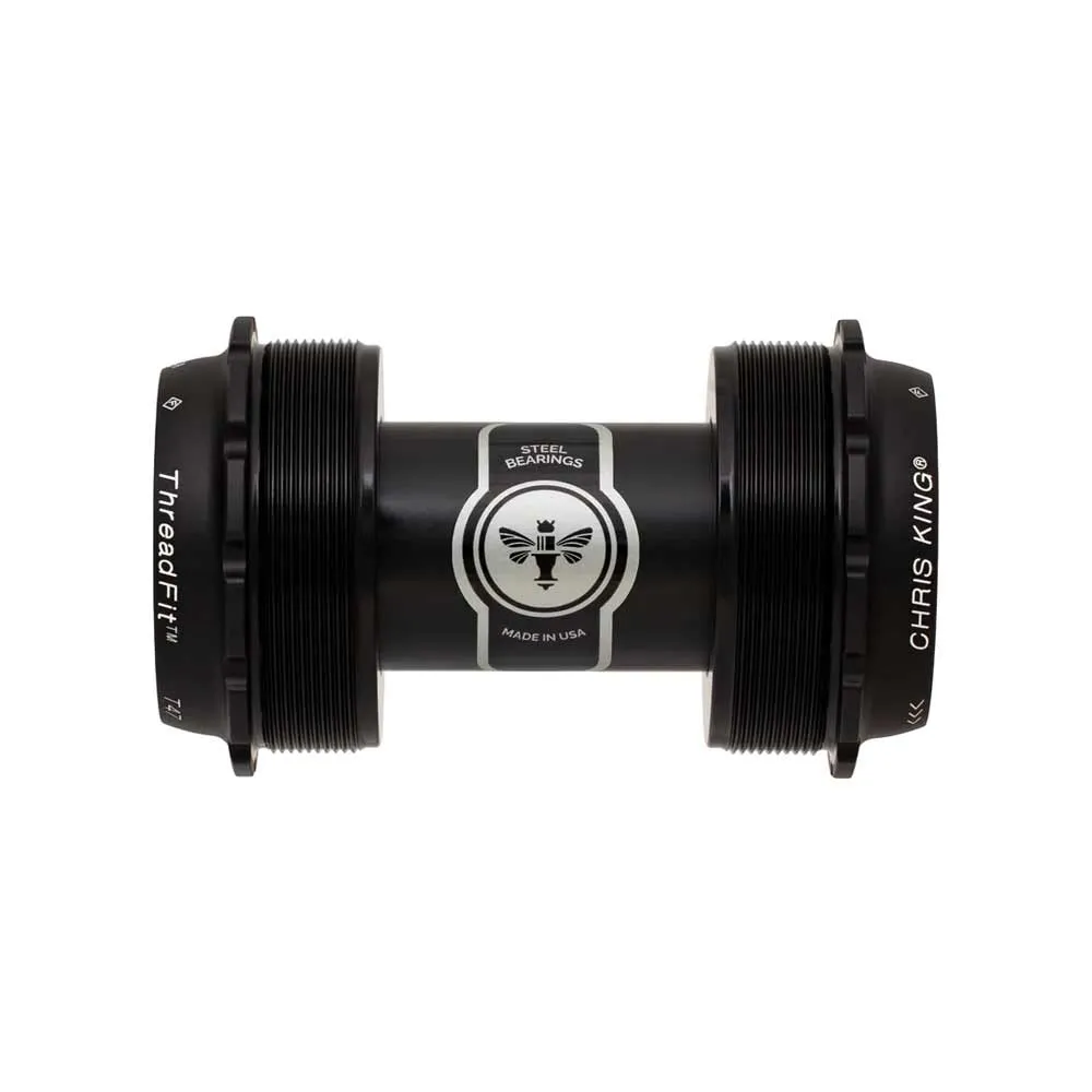 Chris King Ceramic ThreadFit T47 24X bottom bracket, matt black | matte jet