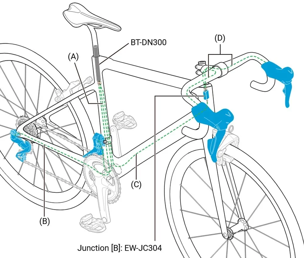 Shimano DURA-ACE Di2 STI Rim Brake Shift-Brake Lever ST-R9250-L 2-speed left
