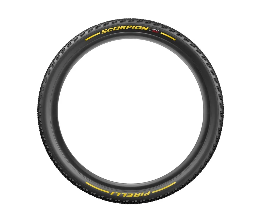 Pirelli Scorpion XC RC Tubeless Ready folding tyre – 29 inches x 2.20 / 622-55 yellow