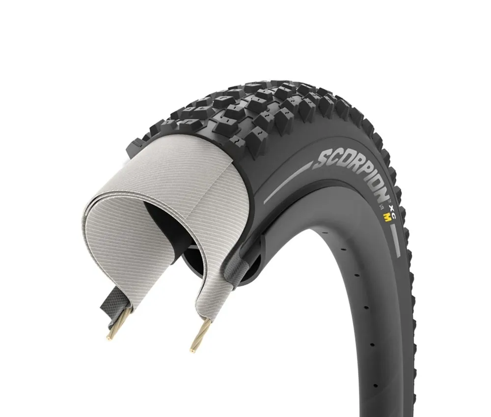 Pirelli Scorpion XC M LITE Tubeless Ready folding tyre – 29 inches x 2.20 / 622-55 black