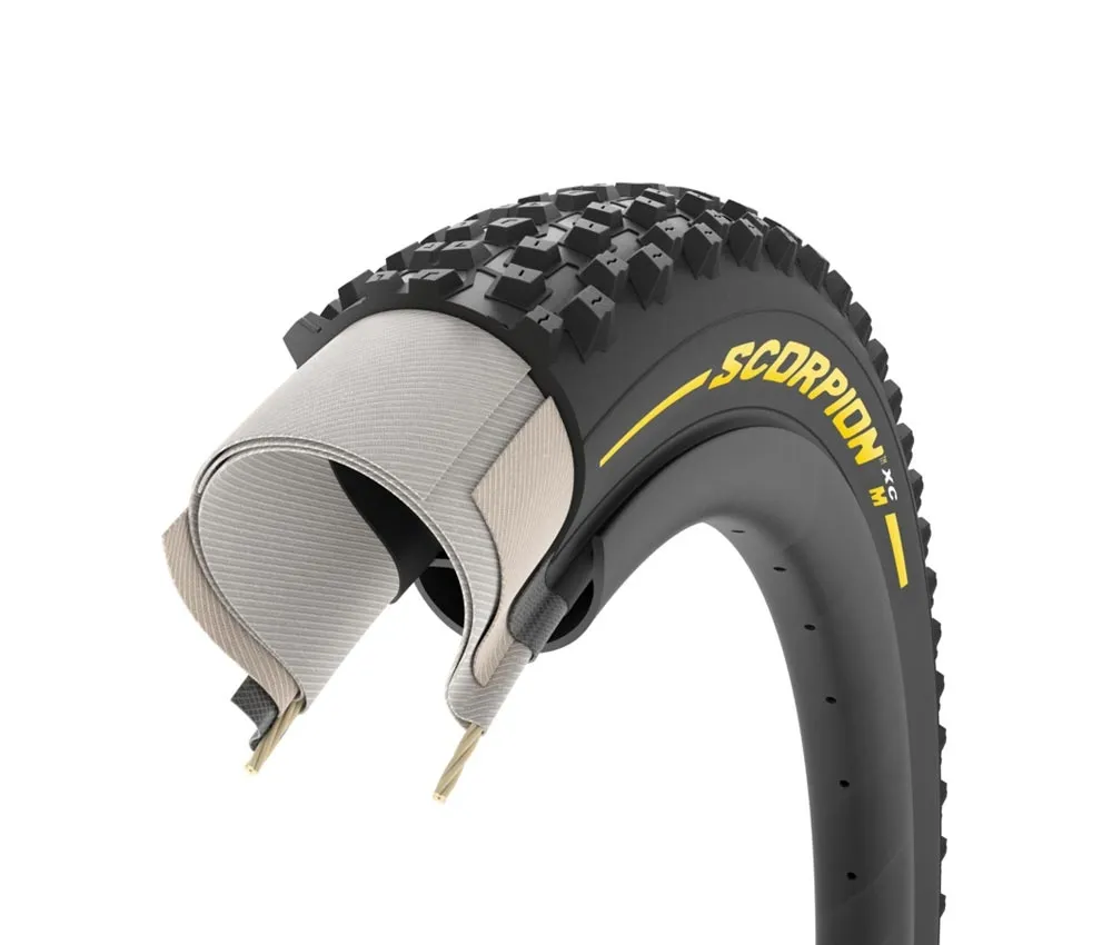 Pirelli Scorpion XC M Tubeless Ready folding tyre – 29 inches x 2.20 / 622-55 yellow