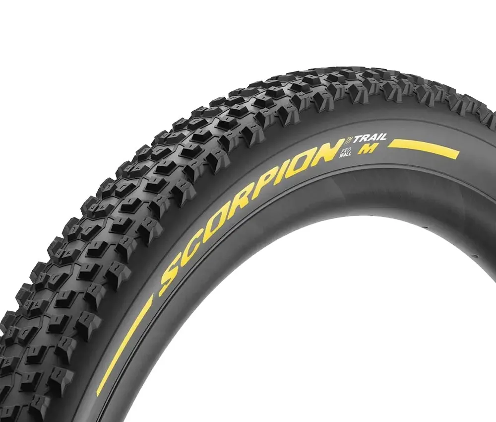Pirelli Scorpion Trail M Tubeless Ready folding tyre – 29 inches x 2.40 / 622-60 yellow