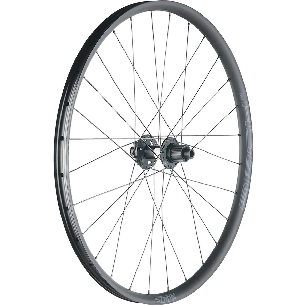 26-inch MTB rear wheel DT Swiss 350 Classic Disc hubs + Stans Notubes ZTR Arch MK4 rim | built by TNC