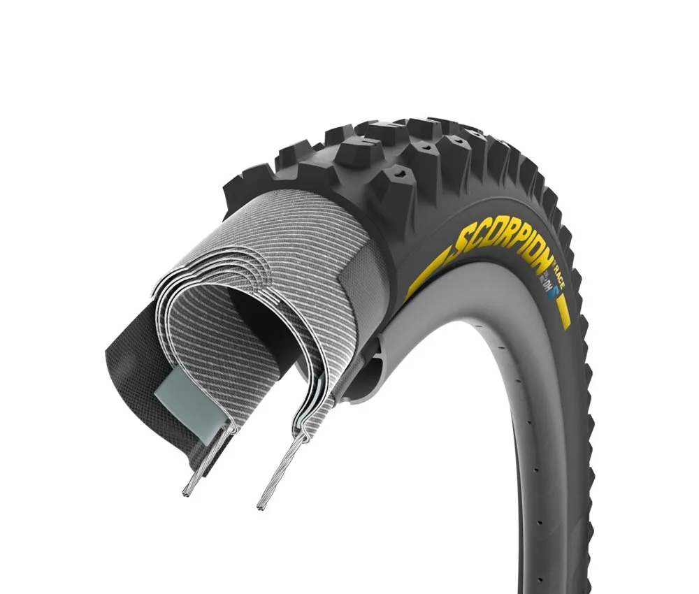 Pirelli Scorpion Race DH S DualWALL Plus Tubeless Ready folding tyre – 29 inches x 2.50 black