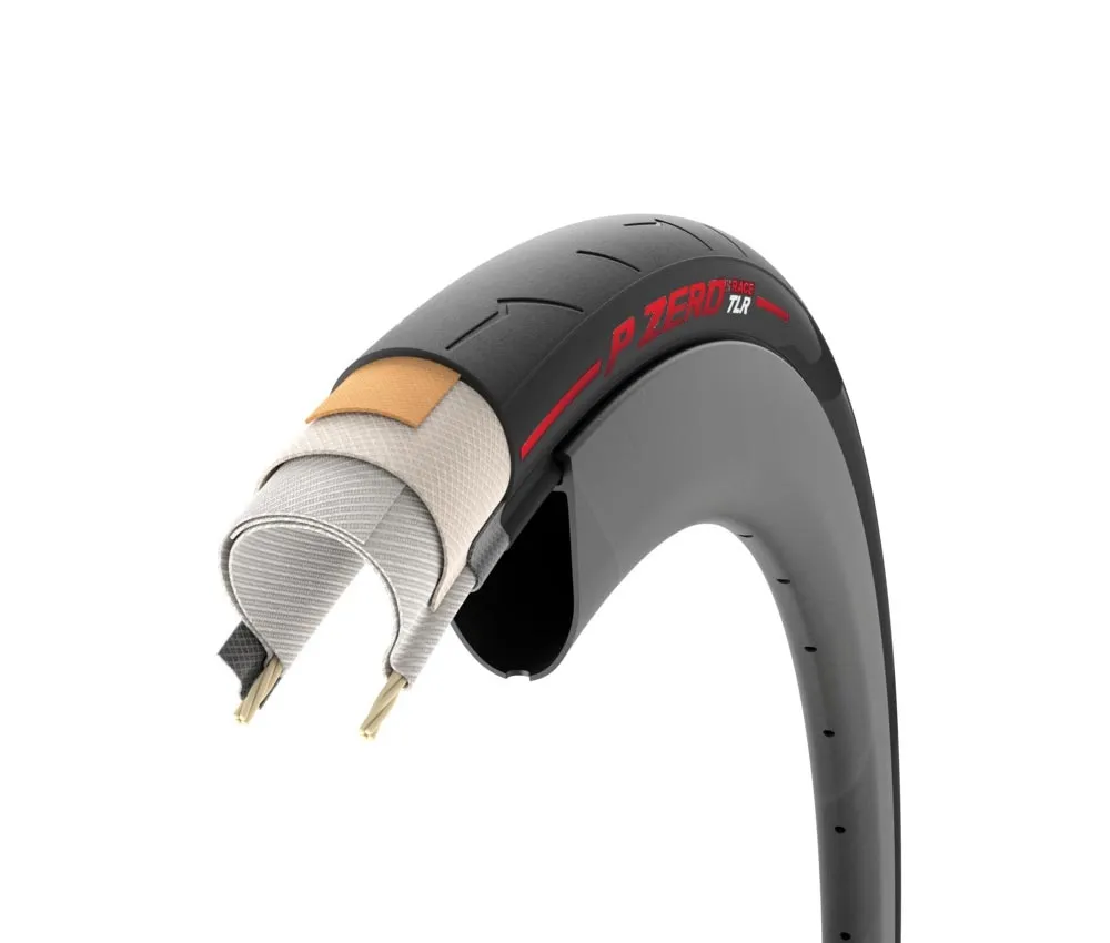 Pirelli P Zero Race TLR Road Bike Tyre – Tubeless Ready 28x622 foldable black-red