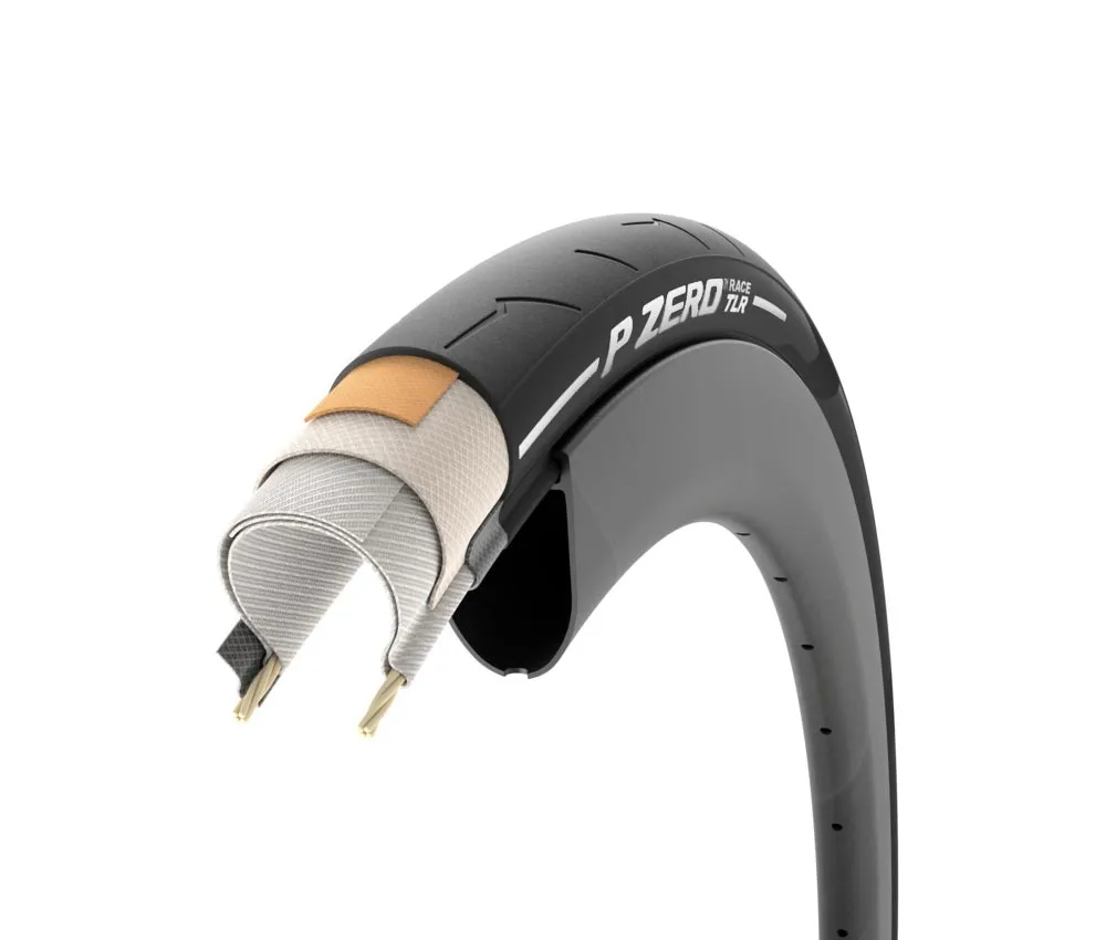 Pirelli P Zero Race TLR Road Bike Tyre – Tubeless Ready 28x622 foldable black and white