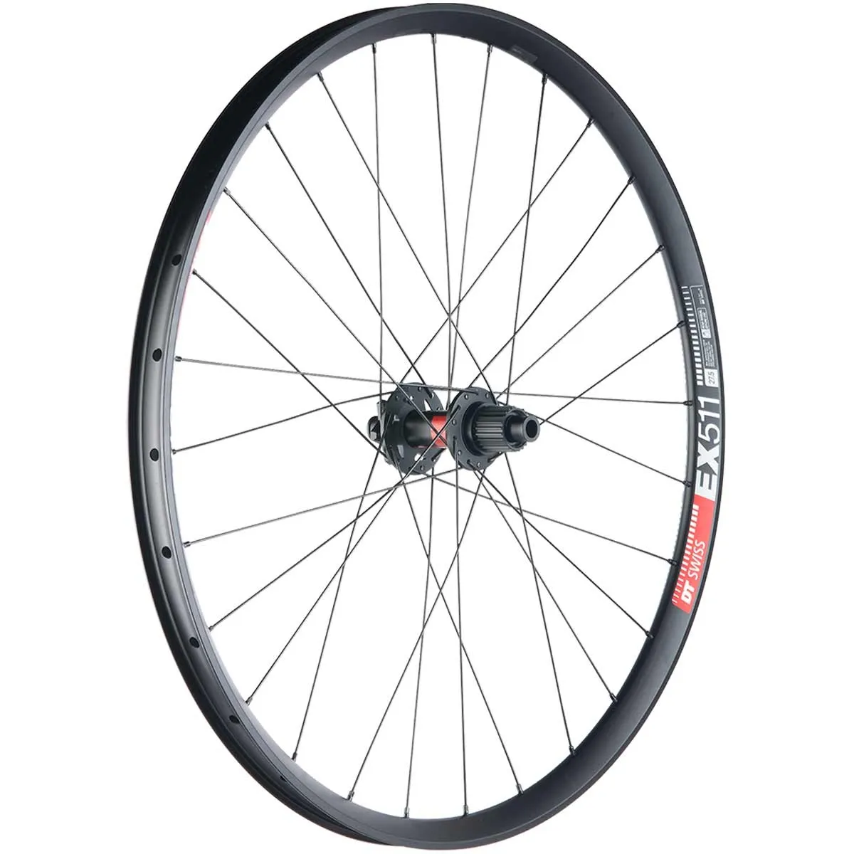 27.5-inch MTB wheelset DT Swiss 240 EXP Classic Disc hubs + DT Swiss EX 511 rims | built by TNC