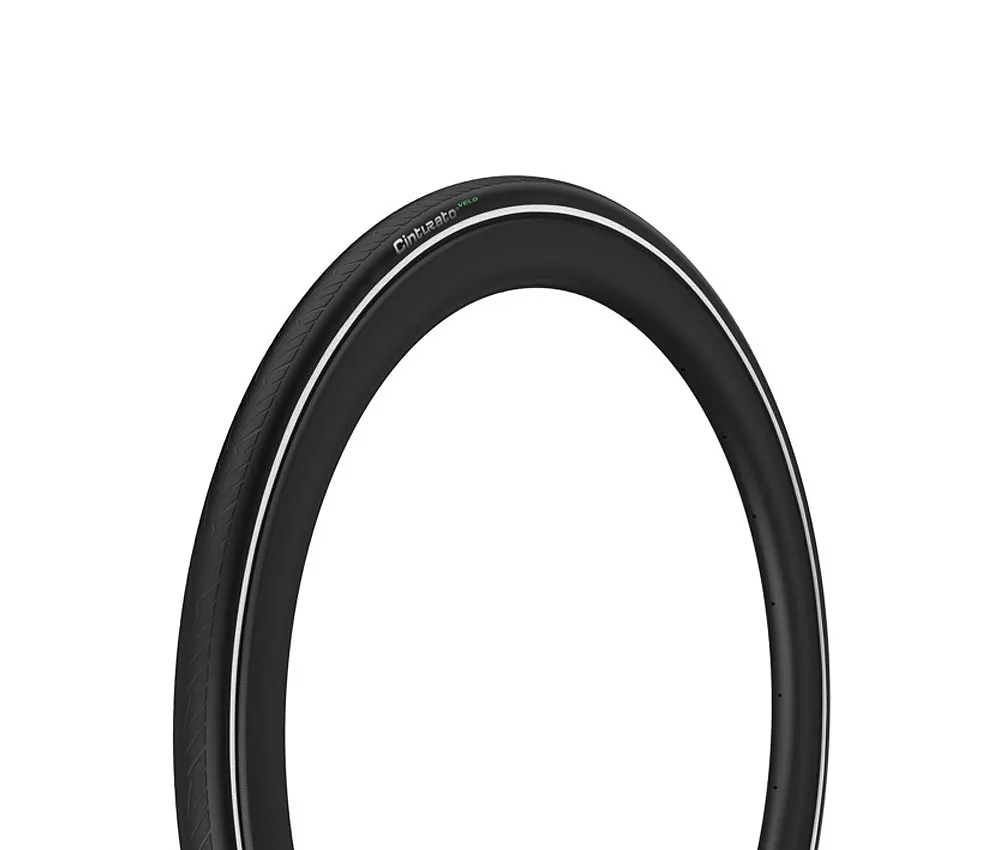 Pirelli Cinturato Velo TLR Road Bike Tyre 28x622 black-reflective