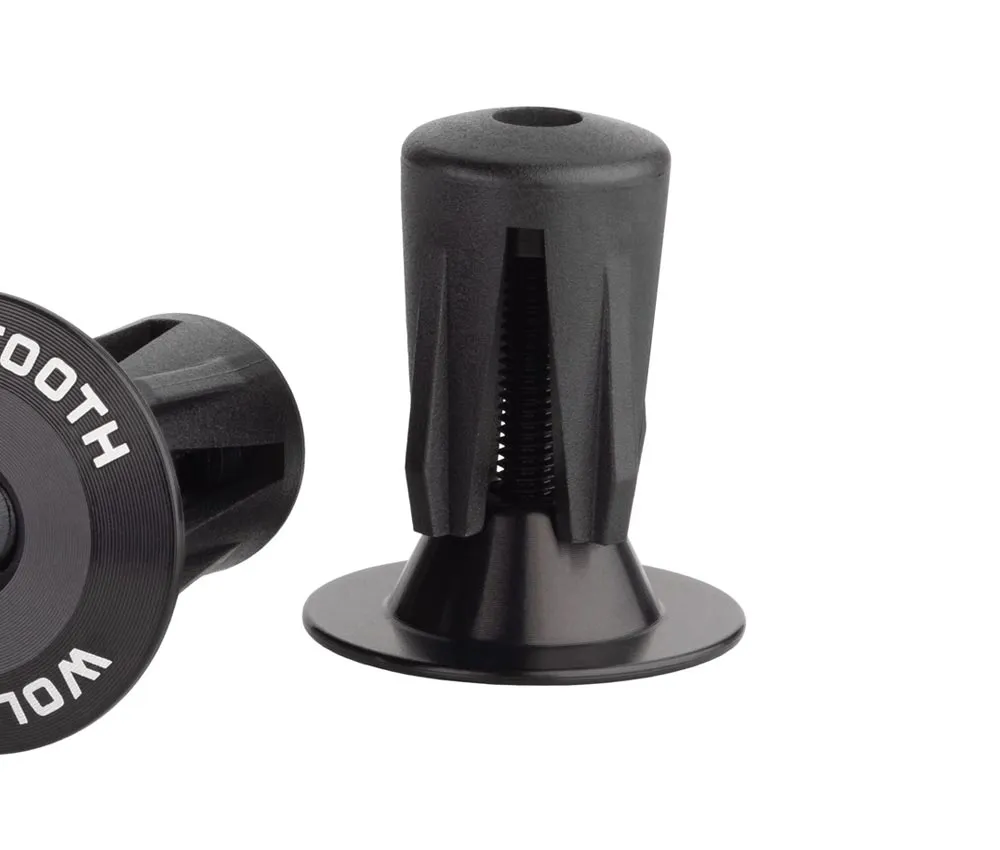 Wolf Tooth Bar Ends – screw-on 16–21.5 mm aluminium black