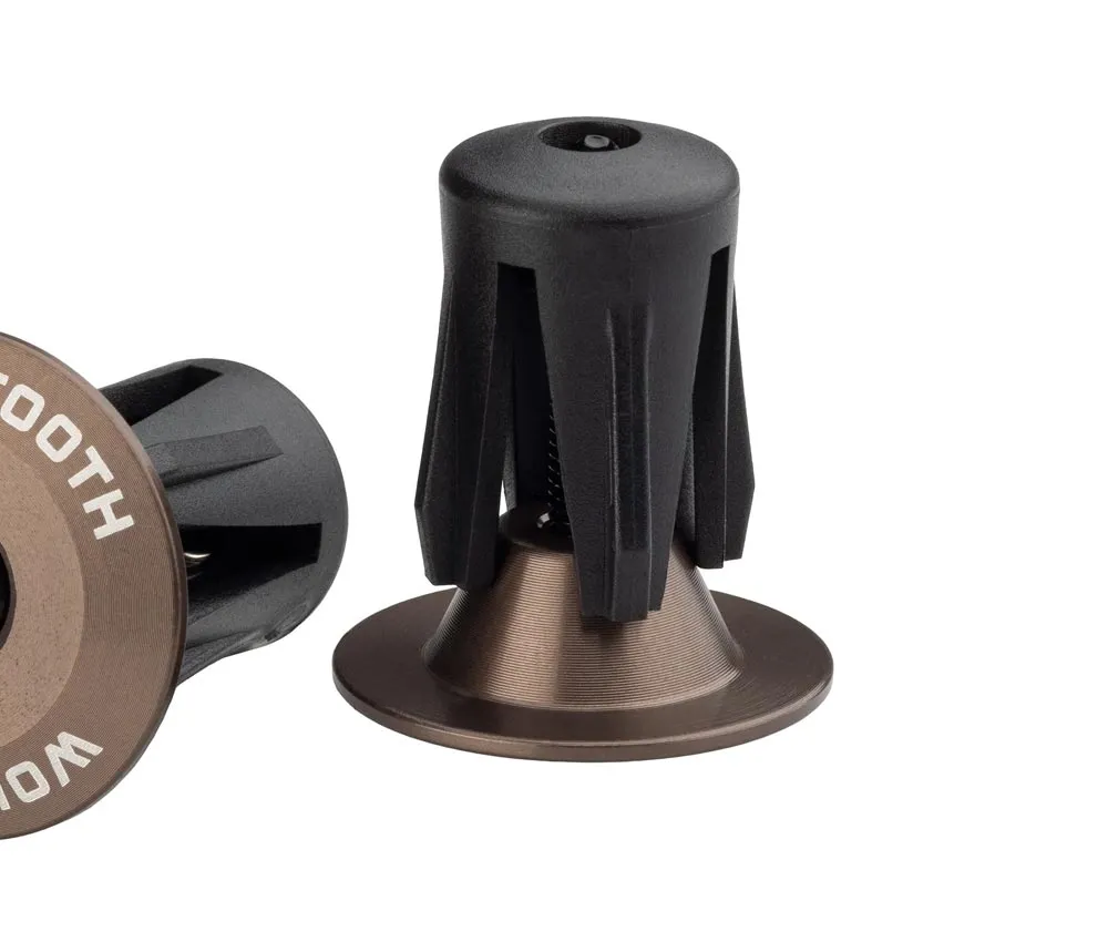 Wolf Tooth Bar Ends – screw-on 16–21.5 mm aluminium espresso