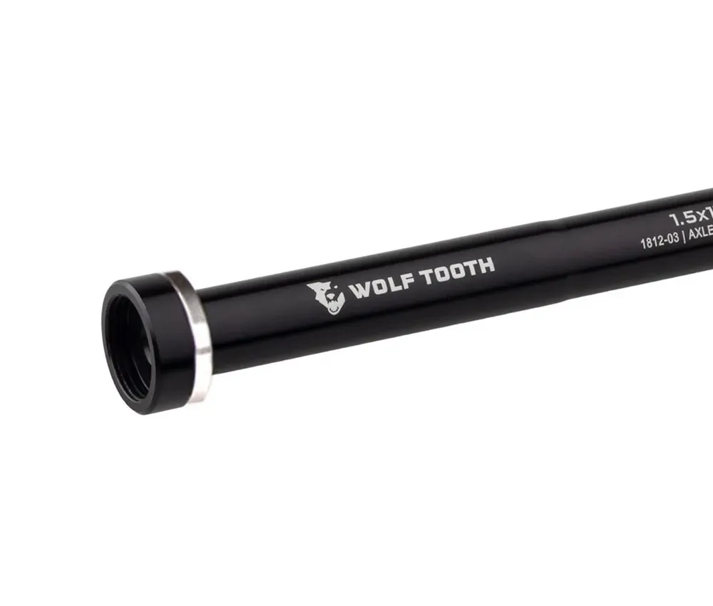 Wolf Tooth Rear Wheel Thru-Axle – Length 172mm, Thread M12x1.5mm, Black