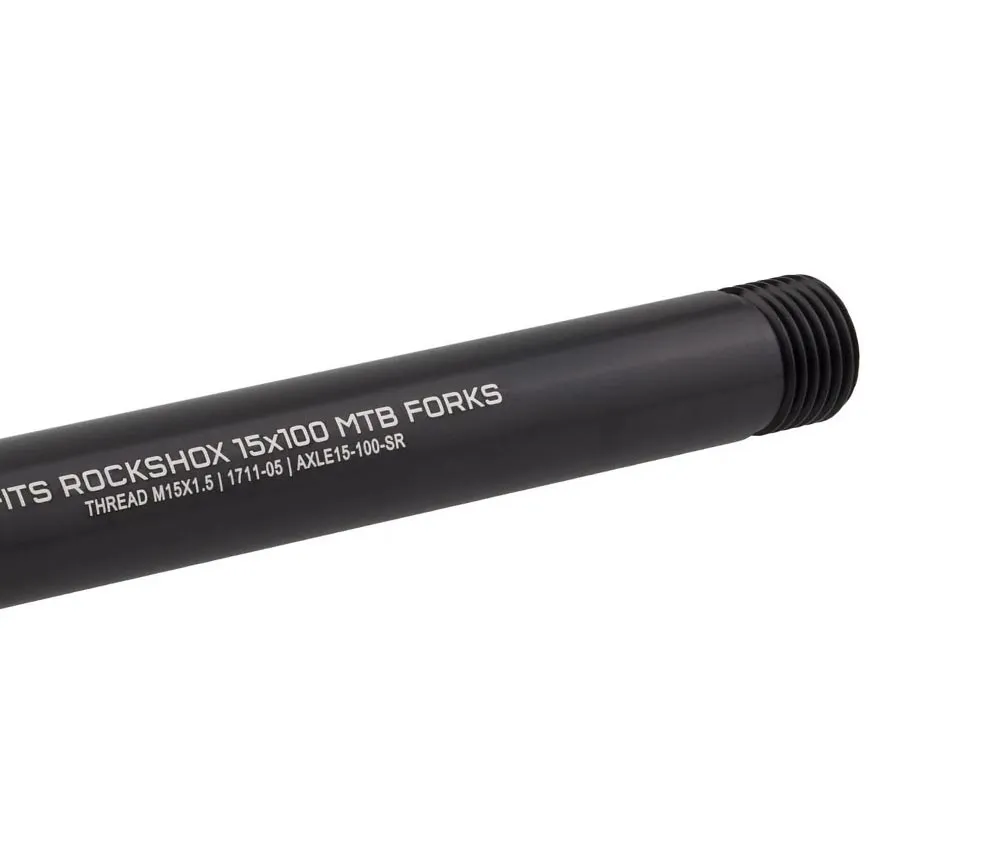 Wolf Tooth Fox Front Wheel Thru-Axle - Boost 15x110mm, length 155 mm, M14x1.5mm, black