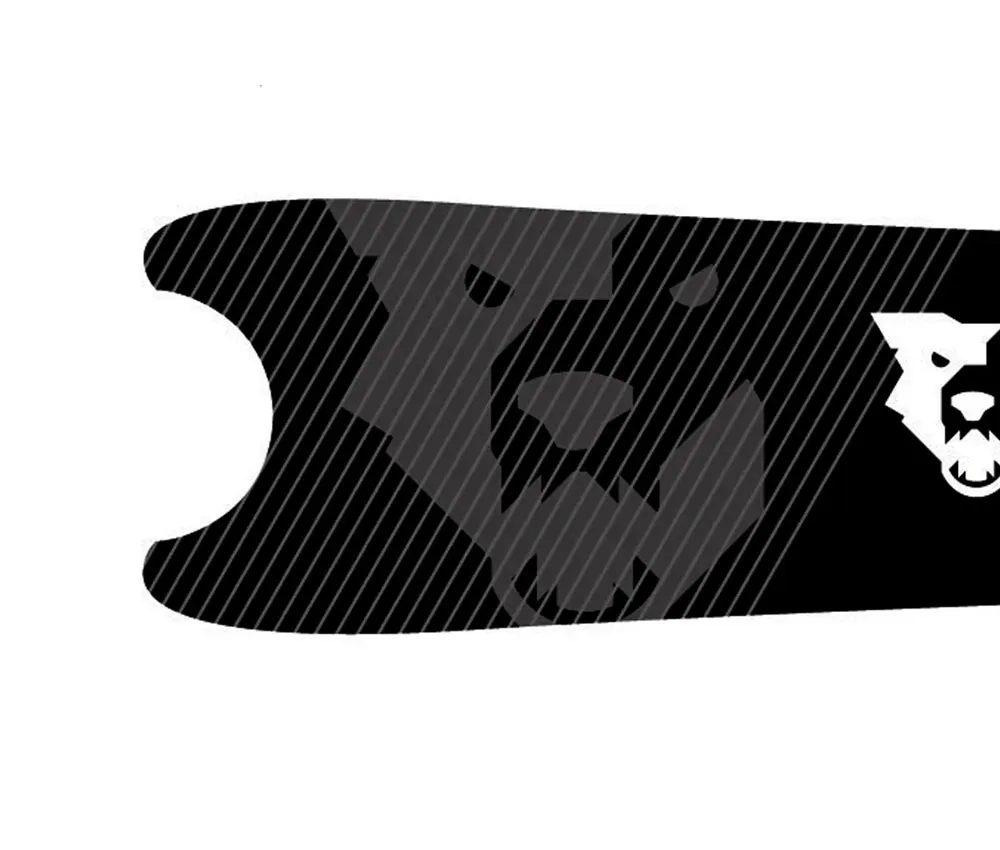 Wolf Tooth Crank Arm Protector – 190x49.2mm self-adhesive film, black