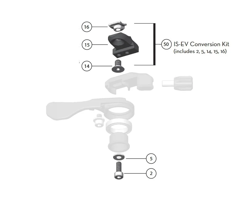 Wolf Tooth ReMote / ReMote LA Conversion Kit for Shimano I-Spec EV