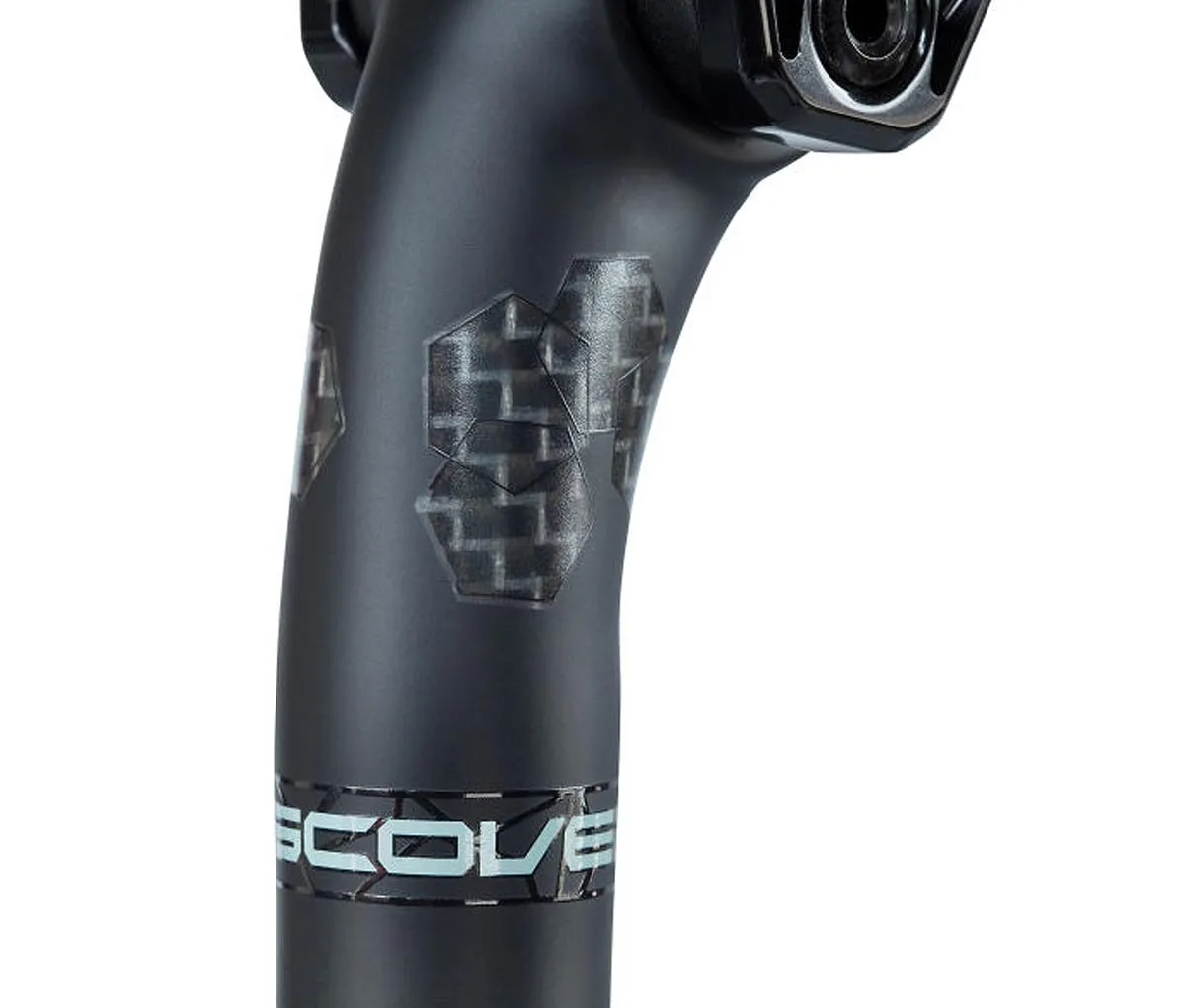 PRO Discover Seatpost 31.6 x 320 mm Offset 20 mm Carbon / Dyneema black