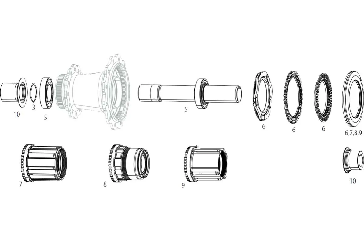 Zipp NSW Cognition V2 Freehub Body | Sram XDR
