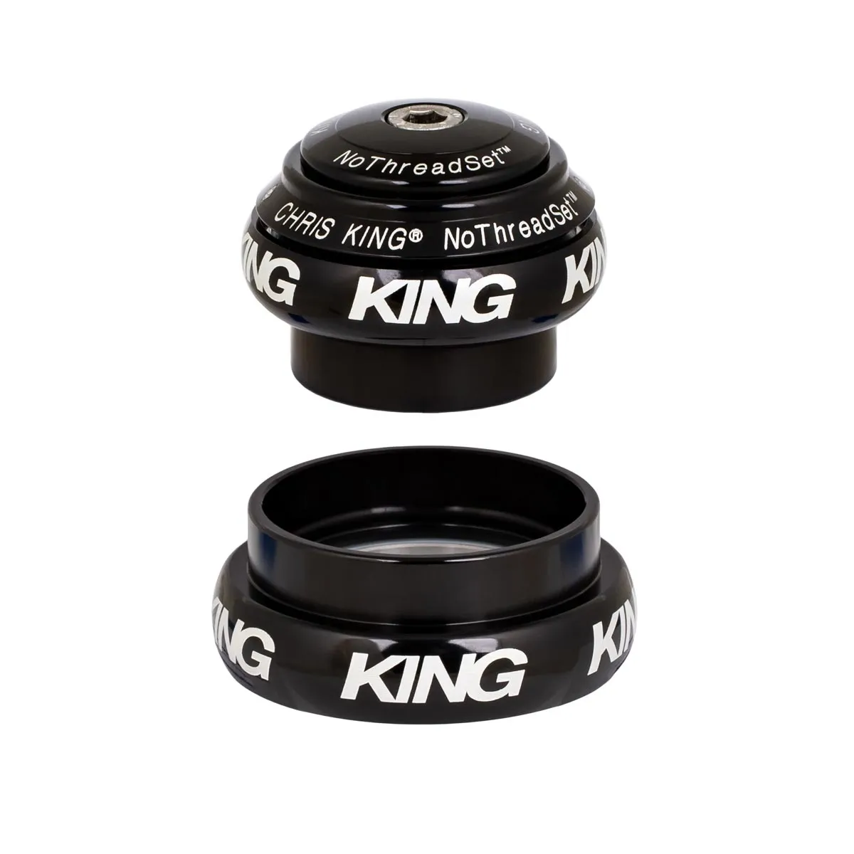 Chris King NoThreadSet Headset Tapered 1 1/8 - 1 1/4 inch black | black EC34/28.6 - EC44/33