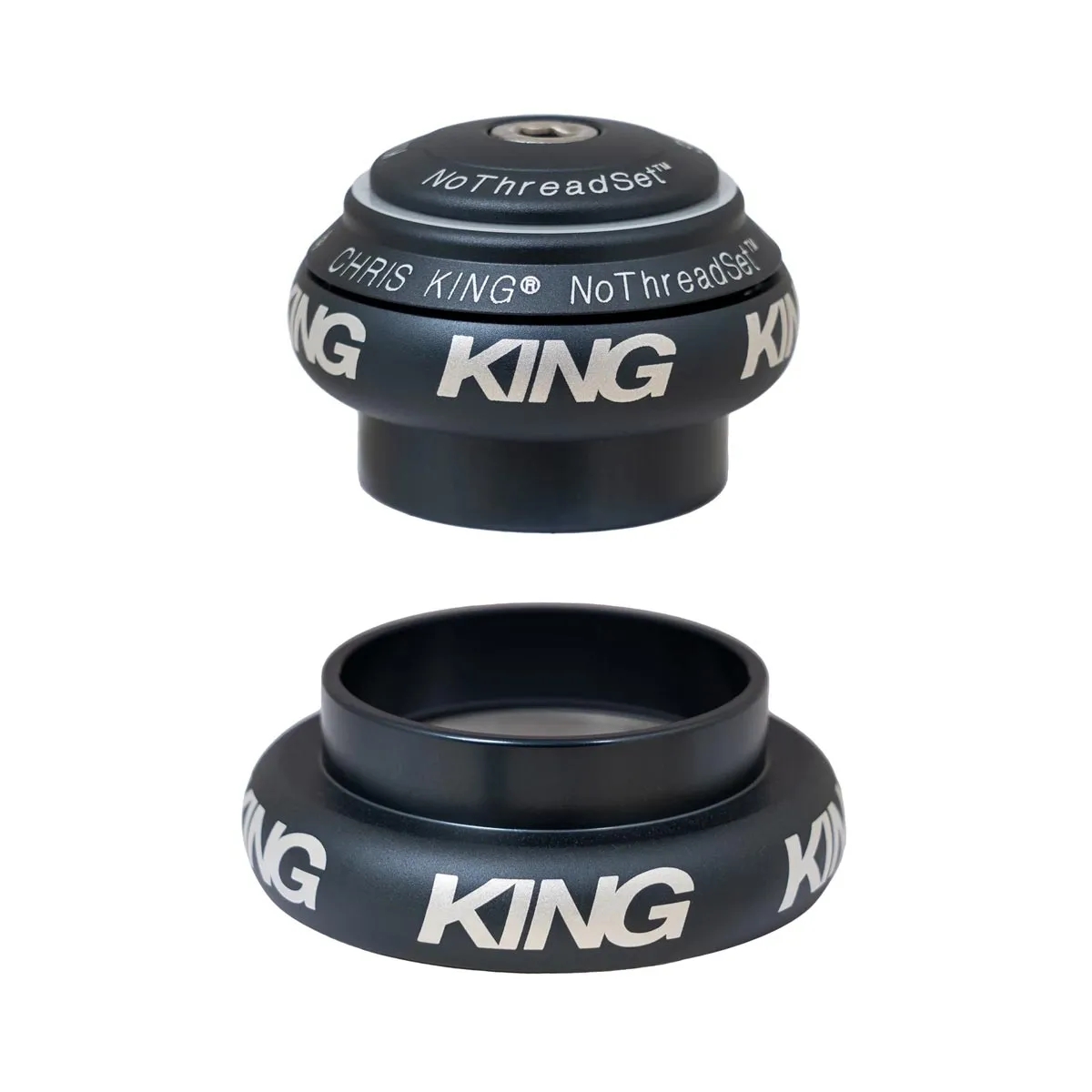 Chris King NoThreadSet Headset Tapered 1 1/8 - 1 1/5 inch grey-blue | midnight EC34/28.6 - EC44/40