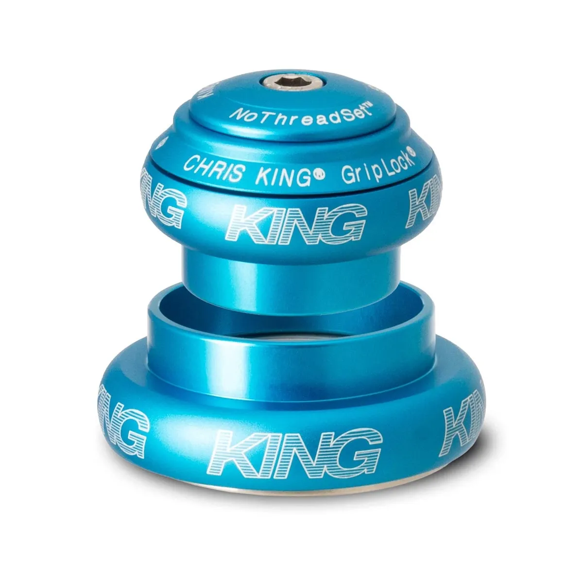 Chris King NoThreadSet Headset Tapered 1 1/8 - 1 1/5 inch matt turquoise | matte turquoise EC34/28.6 - EC44/40