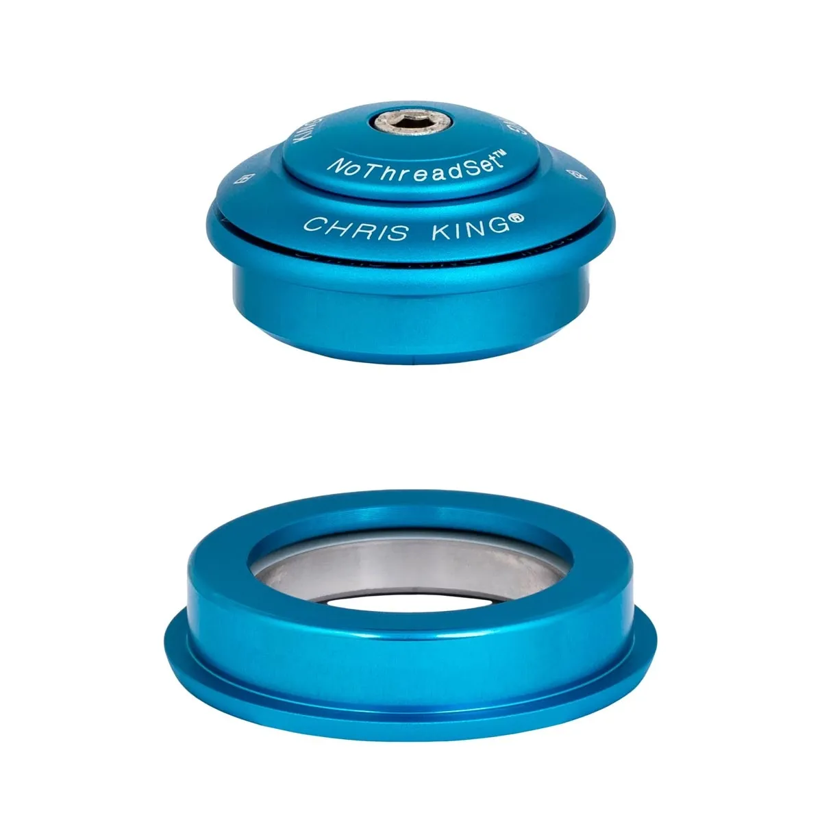 Chris King InSet i2 Tapered Headset 1 1/8 - 1.5 inches matt turquoise | ZS44/28.6 - ZS56/40