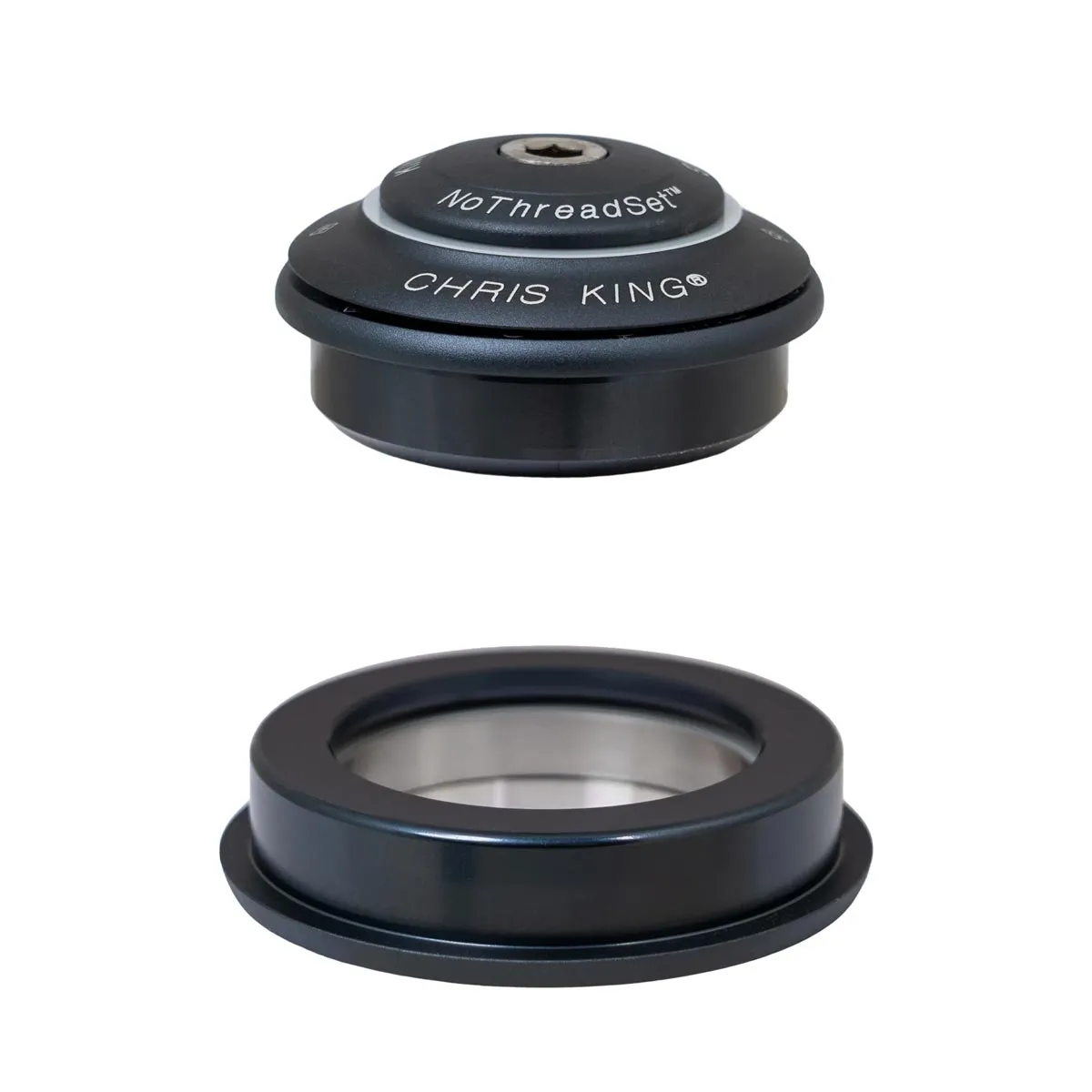 Chris King InSet i2 Tapered Headset 1 1/8 - 1.5 inches grey-blue | midnight ZS44/28.6 - ZS56/40