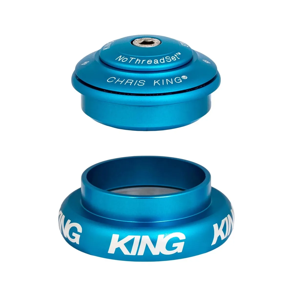 Chris King InSet i7 Headset Mixed Tapered 1 1/8 - 1 1/5 inch matt black | matt turquoise ZS44/28.6 - EC44/40