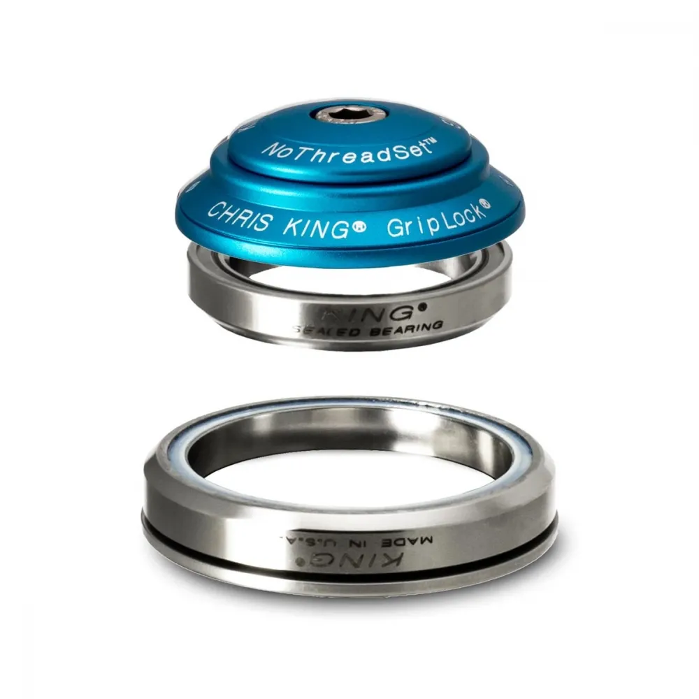 Chris King DropSet 2 Headset Ceramic Tapered 1 1/8 - 1.5 inches matt turquoise | IS42/28.6 - IS52/40