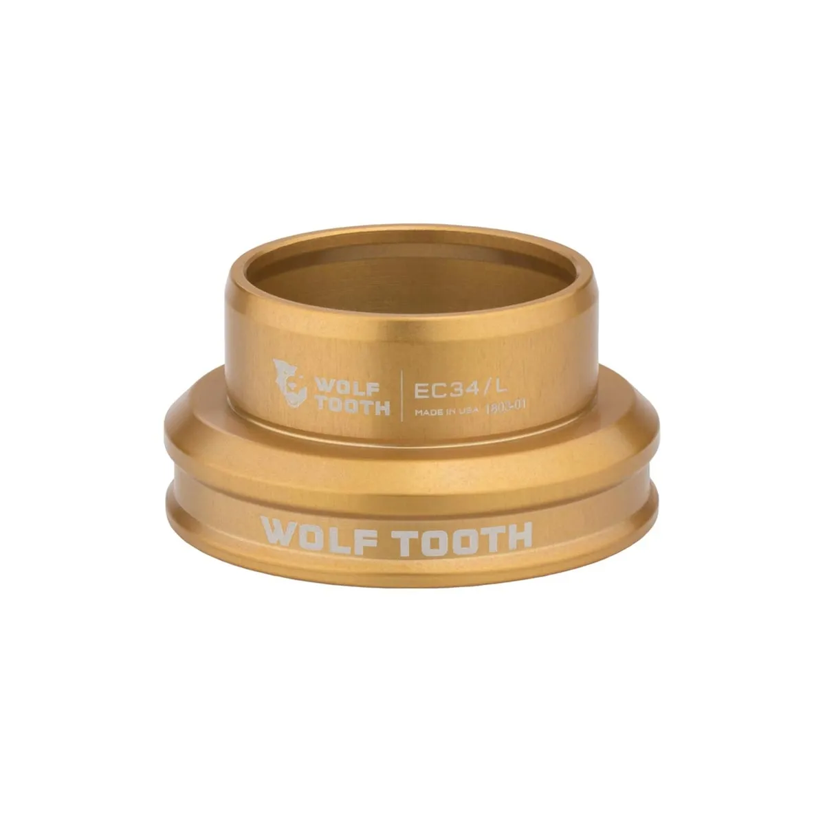 Wolf Tooth Performance Bottom Cup 1 1/8 inch | EC34/30 orange
