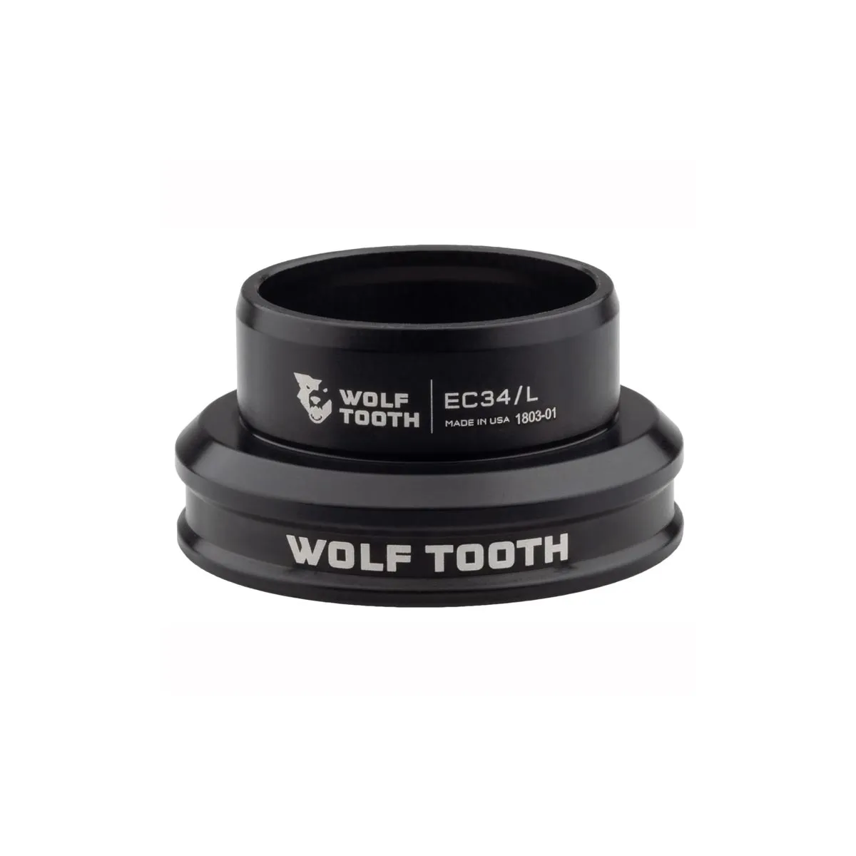 Wolf Tooth Premium Bottom Cup 1 1/8 inch | EC34/30 black