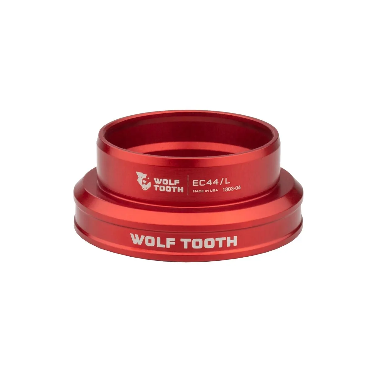 Wolf Tooth Performance Headset Bottom Cup 1.5 inch | EC44/40 red