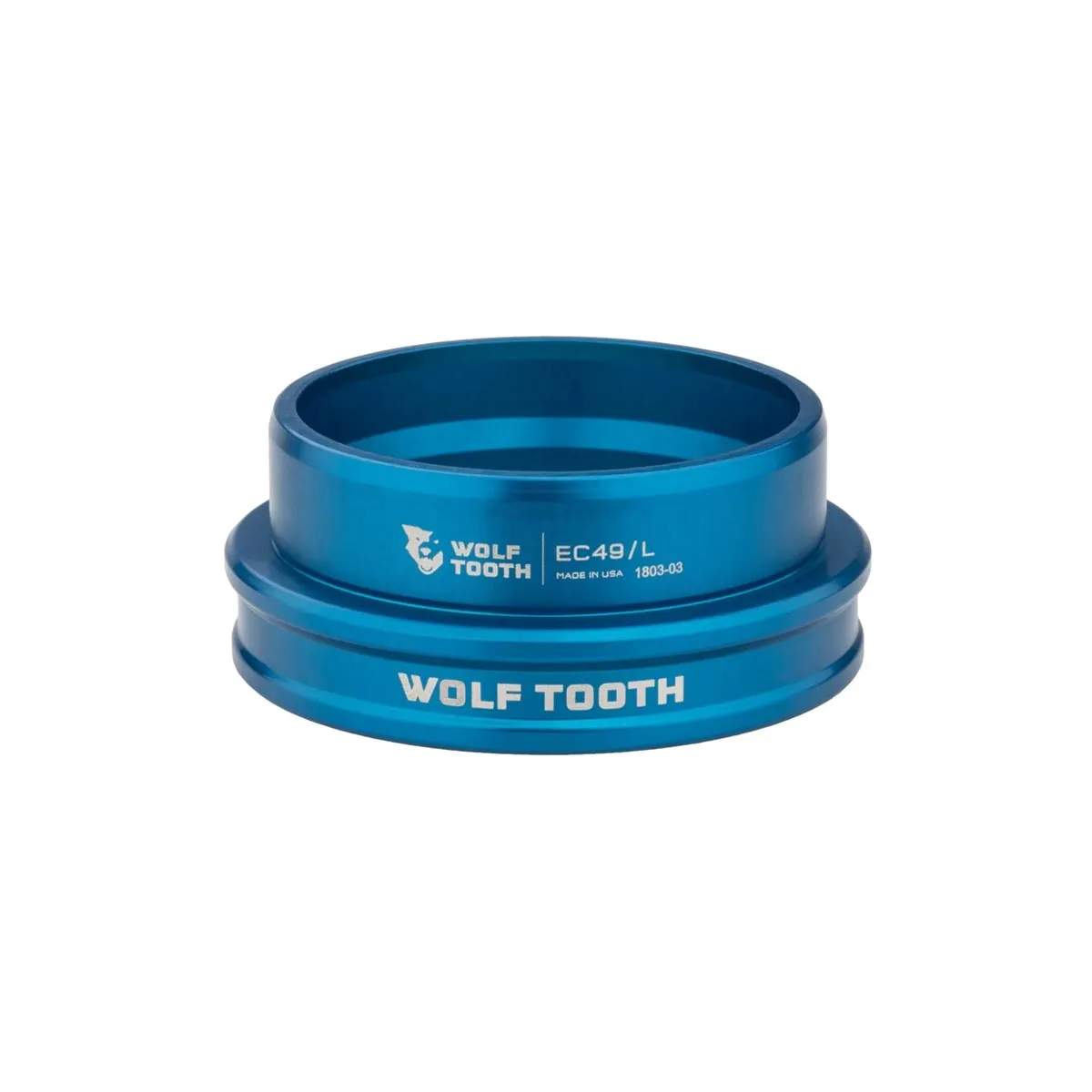 Wolf Tooth Performance Bottom Cup 1.5 inch | EC49/40 blue