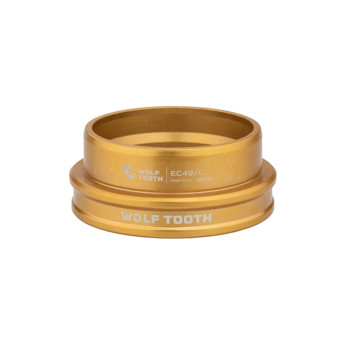 Wolf Tooth Performance Headset Bottom Cup 1.5 inch | EC49/40 gold