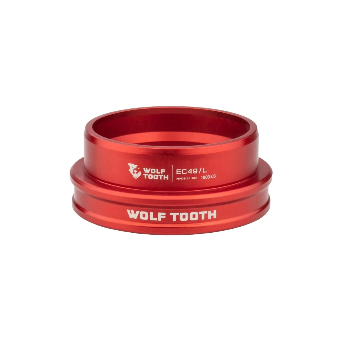 Wolf Tooth Performance Headset Bottom Cup 1.5 inch | EC49/40 red
