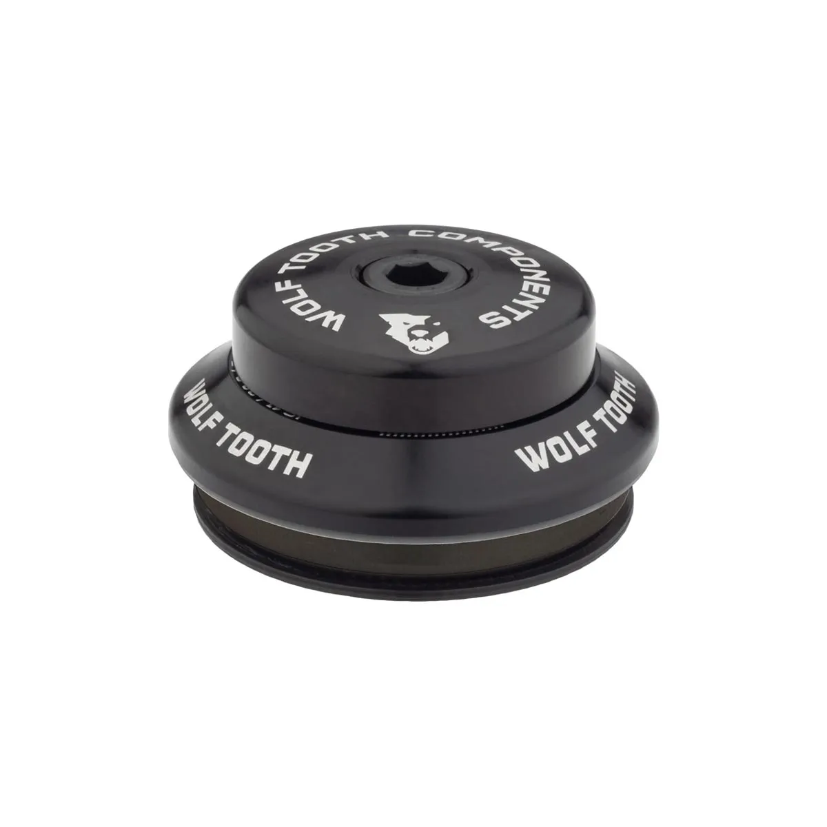 Wolf Tooth Performance Headset Upper Cup 1 1/8 inch | IS41 / 28.6 mm Height 8 mm Black