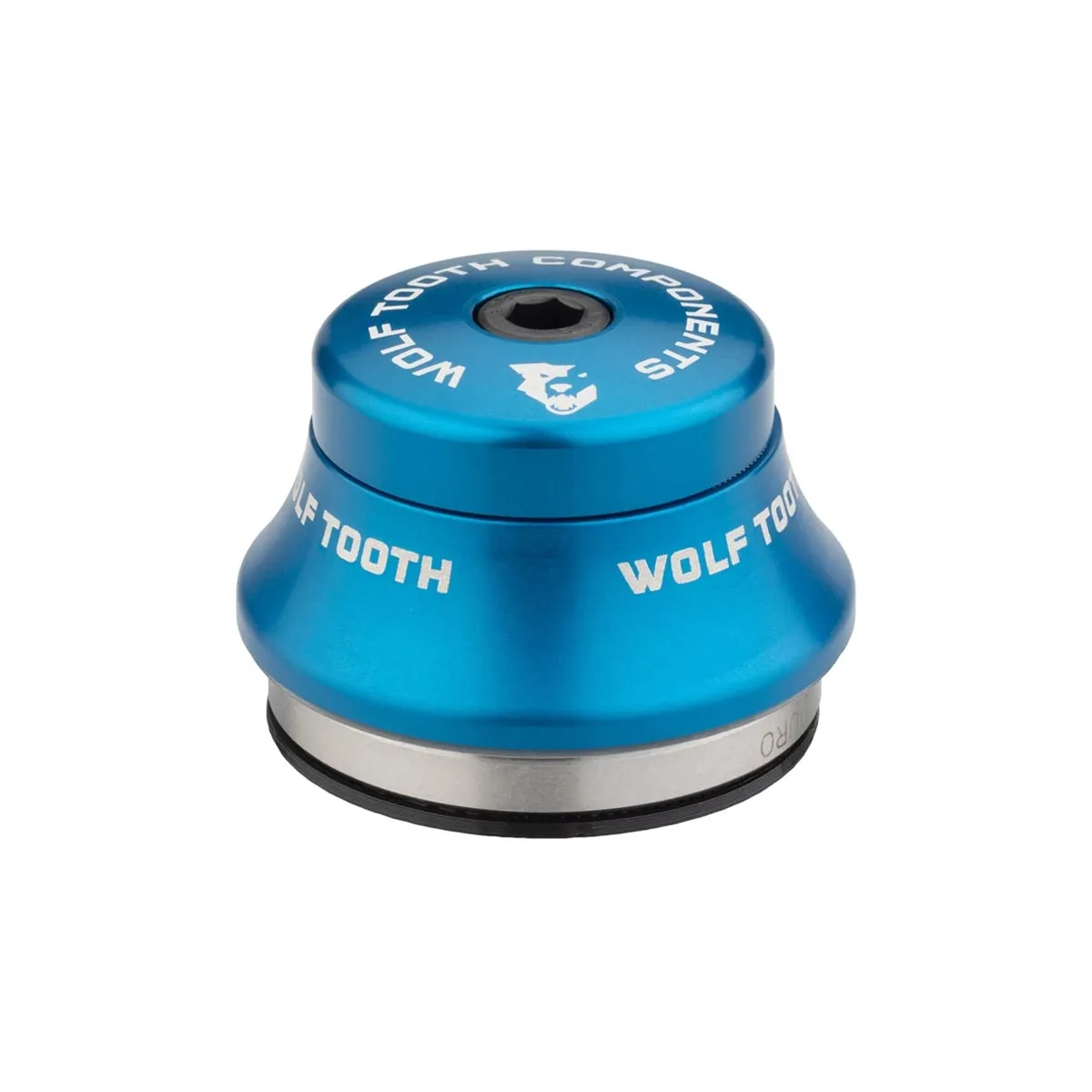 Wolf Tooth Premium Headset Upper Cup 1 1/8 inch | IS41 / 28.6 mm Height 15 mm Blue
