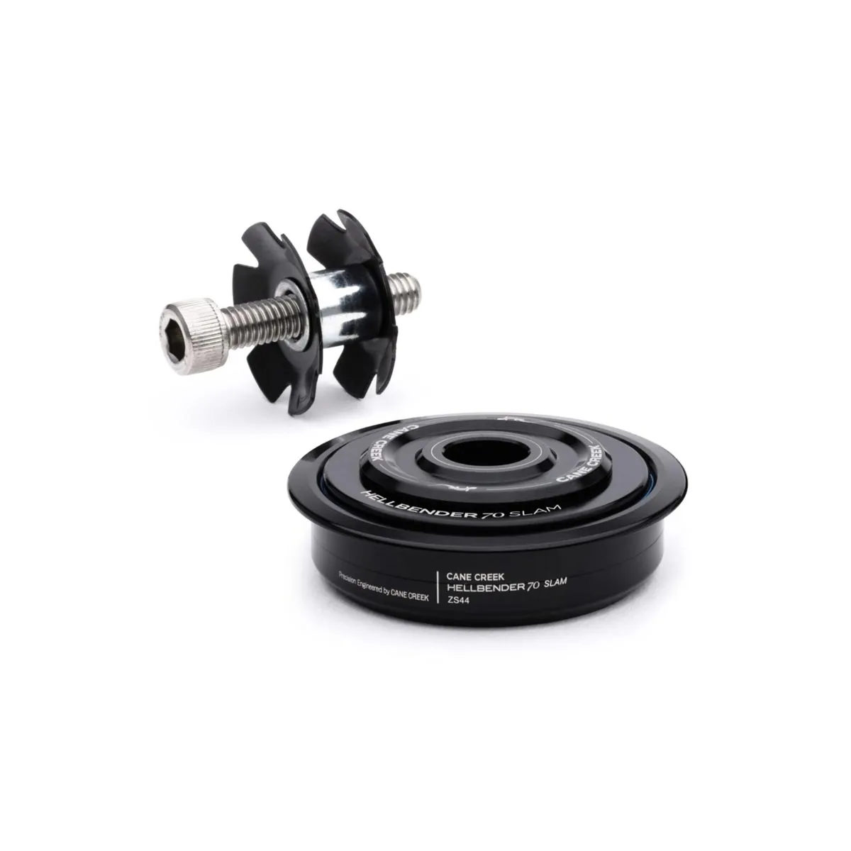 Cane Creek Hellbender 70 Slam Headset Upper Cup 1 1/8 inch | ZS44/28.6 Cap 6mm black