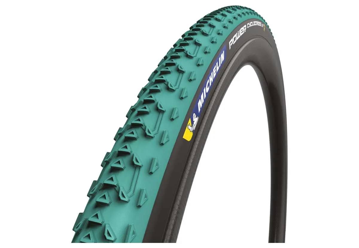 Michelin Power Cyclocross JET Tyre Competition Line 33 x 622, foldable, black and green