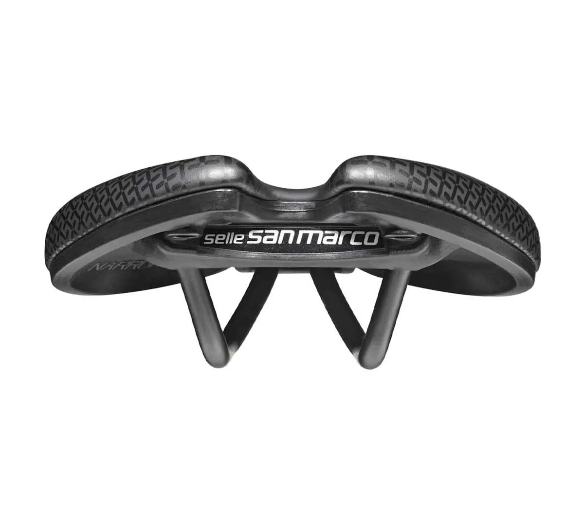 Selle San Marco Aspide Short Comfort Dynamic Open Fit Saddle S3 Narrow black frame Manganese