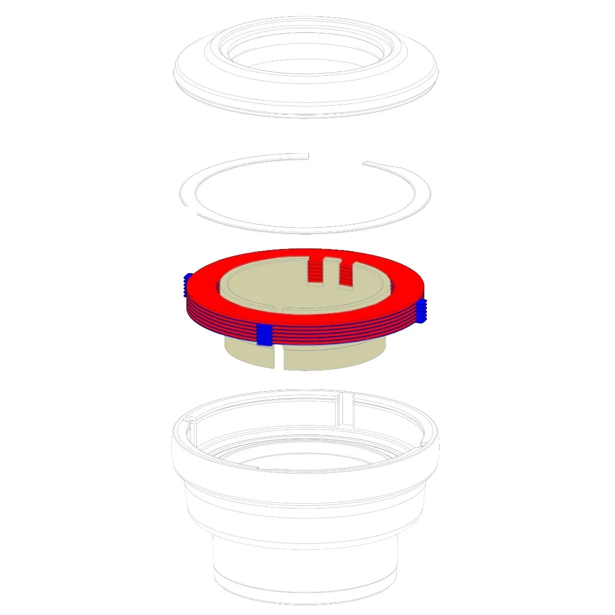 Cane Creek Visco/Viscoset Headset Spare Part | FIRM Tune Damping Unit